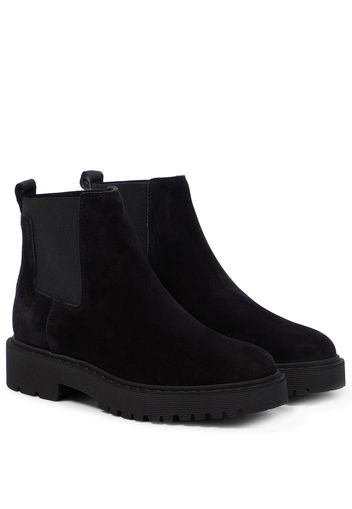 Chelsea Boots aus Veloursleder