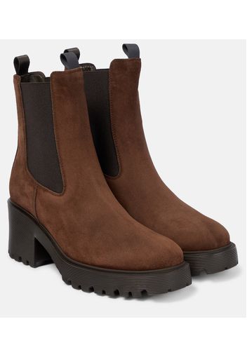 Chelsea Boots H649 aus Veloursleder