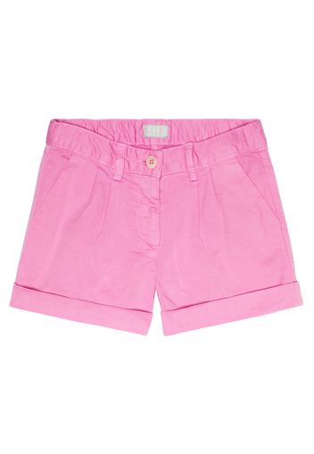 Shorts aus Gabardine