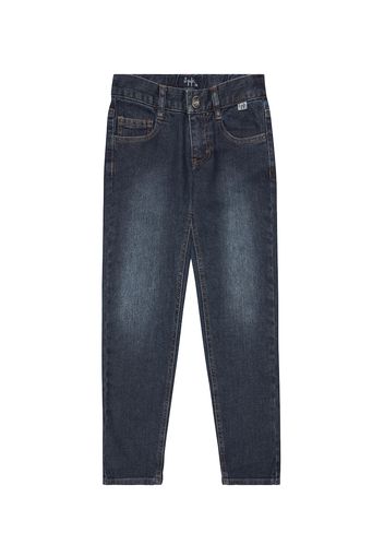 Mid-Rise Straight Jeans