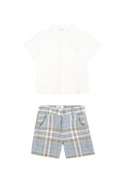 Baby Set aus Hemd und Shorts aus Leinen