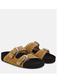 Sandalen Lennyo aus Veloursleder