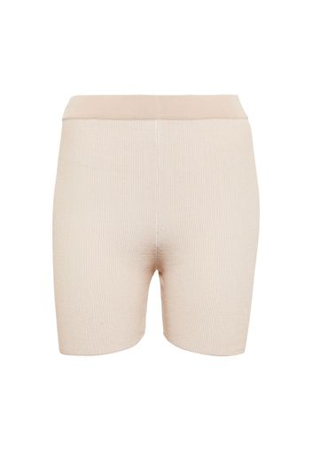 Shorts Le Short Arancia aus Rippstrick