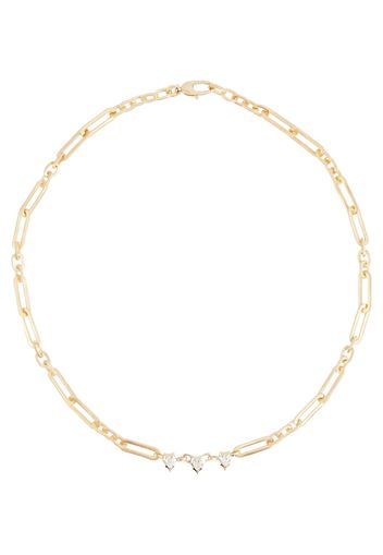 Halskette Priscilla aus 18kt Gelbgold mit Diamanten