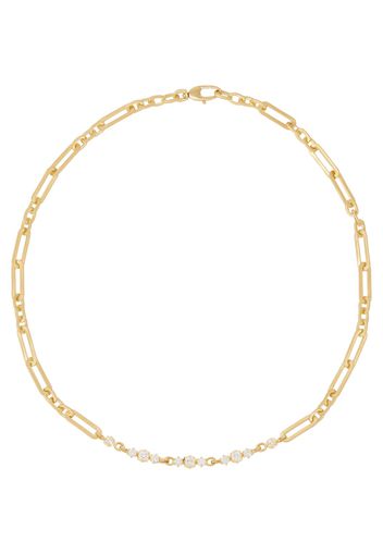 Exklusiv bei Mytheresa – Halskette Paige aus 18kt Gelbgold mit Diamanten