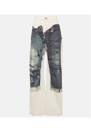 Tattoo Collection Wide-Leg Jeans