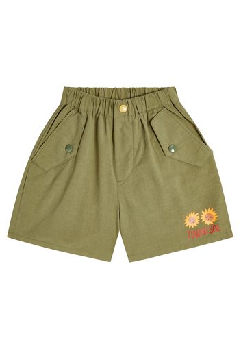 Shorts aus Baumwolle