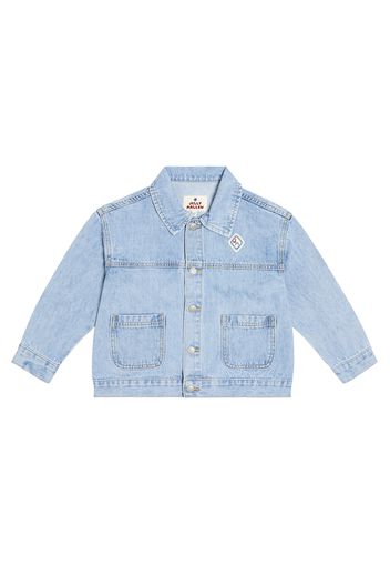 Bedruckte Jeansjacke