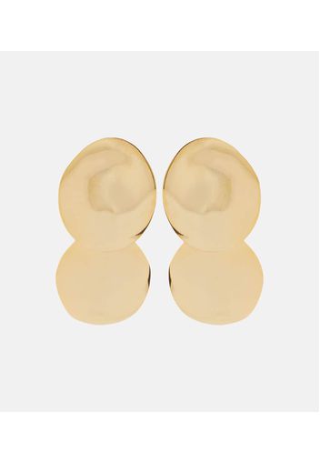 Ohrringe Issey Double Disc, 18kt vergoldet