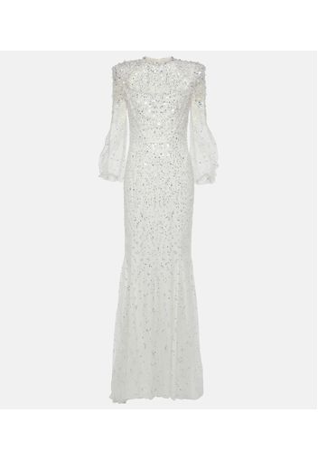 Bridal Verzierte Robe Hedda