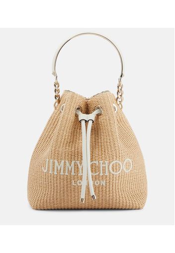 Bucket-Bag Bon Bon Small aus Raffiabast