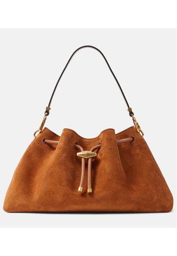 Bucket-Bag Bon Bon aus Veloursleder