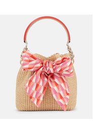 Bucket-Bag Bon Bon Small aus Raffiabast