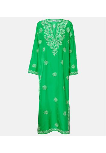 Bestickter Kaftan aus Seide