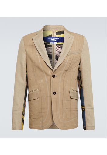 Blazer aus Baumwolle und Leinen