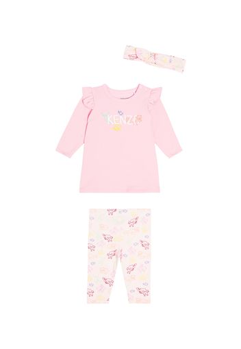 Baby Set aus Kleid, Leggings und Haarband