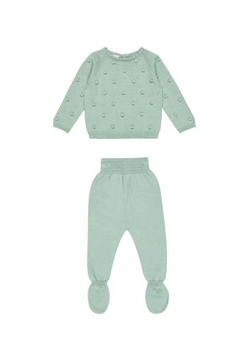 Baby Set Menta aus Sweatshirt und Hose