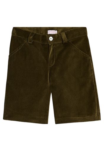 Shorts Lucas aus Baumwollsamt