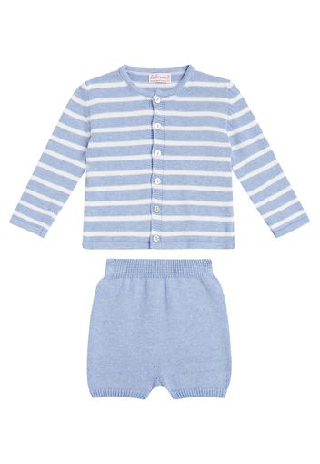 Baby Set Laica aus Cardigan und Shorts