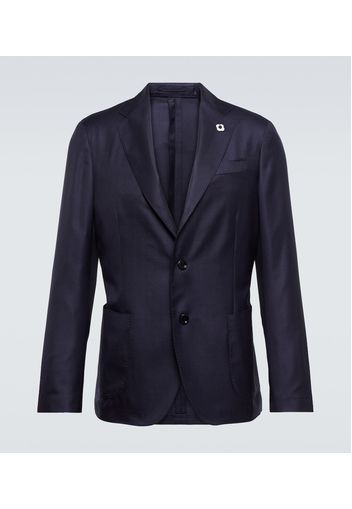 Blazer aus Kaschmir und Seide