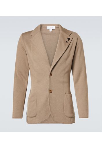 Blazer aus Wolle, Seide und Kaschmir