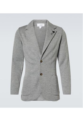 Blazer aus Wolle, Seide und Kaschmir