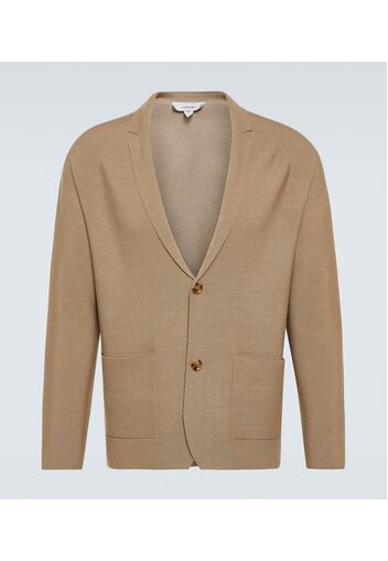 Blazer aus Wolle, Seide und Kaschmir