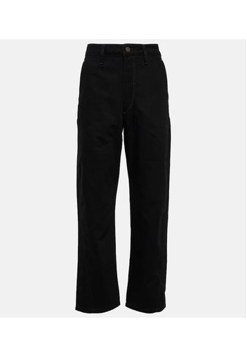 Mid-Rise Slim Straight Jeans