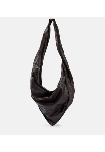 Schultertasche Scarf aus Leder