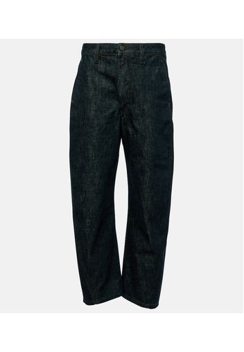 High-Rise Straight Jeans Twisted