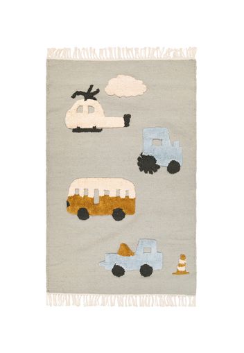 Teppich aus Wolle und Baumwolle