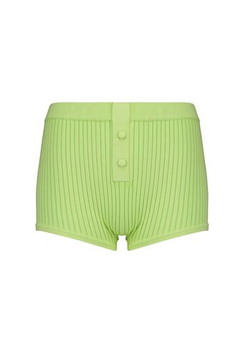 Gerippte Shorts