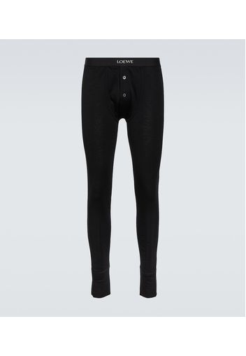 Leggings aus Jacquard-Strick