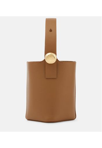 Bucket-Bag Pebble Mini aus Leder