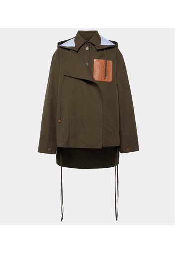 Parka Anagram aus Baumwoll-Gabardine