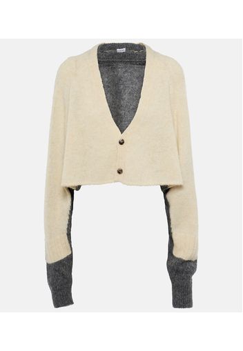 Cropped-Cardigan aus Wolle