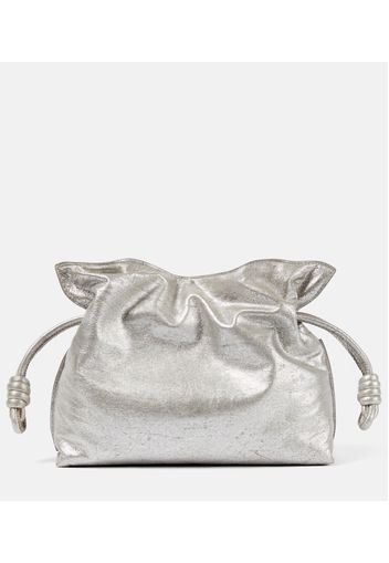 Clutch Flamenco aus Metallic-Leder