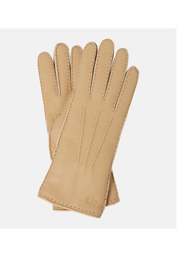 Handschuhe Elide aus Leder mit Shearling