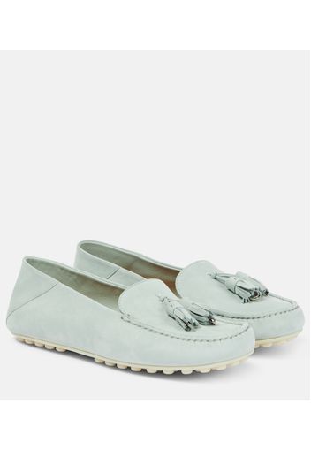 Loafers Dot Sole aus Veloursleder