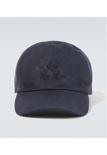 Baseballcap aus Veloursleder