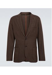 Blazer 2B aus Kaschmir und Seide