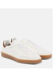 Sneakers Tennis Walk aus Leder mit Veloursleder