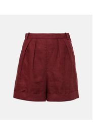 Shorts aus Leinen