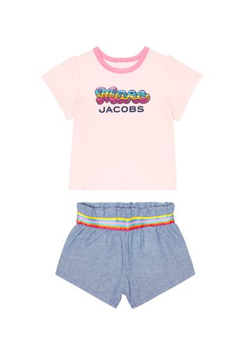 Baby cotton T-shirt and shorts set