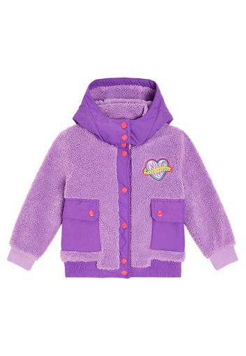 Jacke aus Teddyfleece