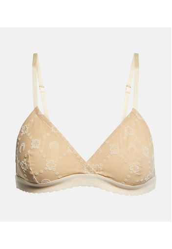 Bralette Moonogram aus Mesh