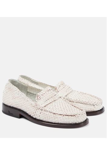 Loafers aus Leder