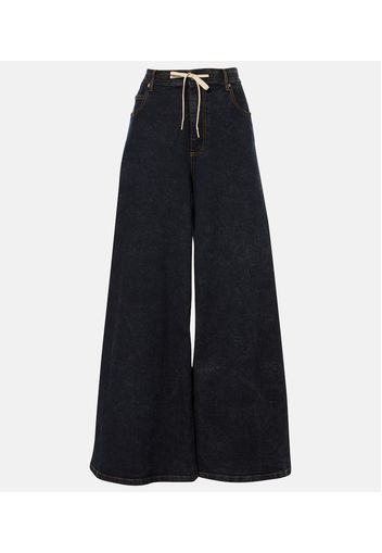 High-Rise Wide-Leg Jeans