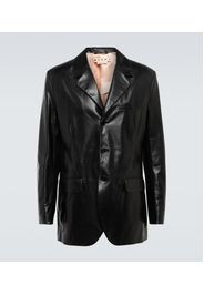 Blazer aus Leder