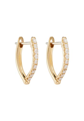 Ohrringe Cristina Small aus 18kt Gold und Diamanten